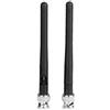 Kuuleyn Antenna UHF ABS, Antenna Per Auto, Antenna UHF 2PCS con connettore BNC Nero adatto per ricevitore Sennheiser EW100 EW300 EW500 G3 HM