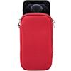 Jlyifan Custodia in neoprene per cellulare con cordino e tasca in rete per iPhone 16,15 15 Pro 14 13 12 11 Pro iPhone X XS iPhone SE Samsung Galaxy S25 S24 S23 S22 S11 S10e A01 Google Pixel 8a (M