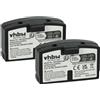 vhbw 2x batteria compatibile con Sennheiser RI 250, Set 2500, RI 150, RI 250 S, RI 250 J auricolari cuffie wireless (60mAh, 2,4V, NiMH)
