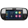ESTOCK1 ANDROID 14 autoradio navigatore per Fiat 500 Fiat Abarth 500 2007-2015 Carplay wi-fi GPS 7 USB WI-FI Bluetooth Mirrorlink color Nero CAR TABLET radio