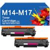 SEMTGJ Cartuccia di toner nero M14-M17 di ricambio per stampanti HP LaserJet Pro M16a M16w M17w 17a MFP M29a M29w M30w M30a, alta resa 1400 pagine,M14M17-2SET