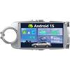 BXLIYER SXAUTO『Built-in 4G / DAB』Android 15-6G+128G Autoradio Per Toyota Yaris GRMN (2011-2018) - Senza fili CarPlay/Android Auto Camera + MIC - Fast-boot Volante 360-CAM HDMI WIFI DSP 2 Din IPS 9 Pollici