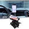 DIYUCAR Supporto per cellulare da auto compatibile con Ford Ranger 2015-2021, supporto per telefono cellulare per console centrale, ABS, girevole a 360° (stile C)