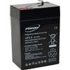 akku-net® batteria al piombo -sostituisce FIAMM tipo FG10451 6V 5Ah, 6V, Lead-Acid