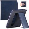 INSOLKIDON Compatibile con Pocketbook Era 7 INCH 2022 Model PB700 Tablet Custodia protettiva in pelle Cover con Funzione di Supporto, Auto Svegliati/Sonno,Cover Protezione in PU Pelle (Blue)