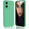 DESSEN Cover per Oppo A40 4G / A40m / Oppo A60 5G - Silicone Custodia Antiurto Protezione Fotocamera Case Sottile e Morbida TPU Bumper Antishock Anti-Impronte, Verde
