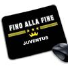 My Cust Tappetino Mouse Pad personalizzabile gadget compatibile per tifosi bianconeri sp 2mm Bianconeri stemma 7208006