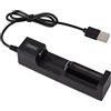 Sudopo 18650 14500 16340 Batteria Caricabatterie Rapido Ricarica USB Caricabatterie Ricaricabile Dock Intelligente Universale USB Ricarica caricabatteria al litio 18650