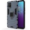 TingYR Cover per Vivo V20, Supporto Anello Rotante a 360 Gradi, Cover Telefono Antiurto in TPU/PC, Custodia per Vivo V20.(Blu)