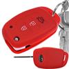 mt key Key Soft Case Cover protettiva per auto Cover protettiva in silicone rossa Hyundai i10 i20 Elantra i40 Sonata ix25 ix35 Tucson