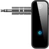 DAGIJIRD Adattatore audio senza fili USB 3.5mm Aux Car Bluetooth 5.0 trasmettitore ricevitore, Plug and Play