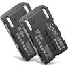CELLONIC 2x Batteria per Fotocamera Compatibile con Samsung SC-D365, SC-D263, SC-D354, SB-LSM80 - (800mAh, 7.4V)