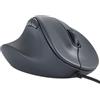 エレコム(ELECOM) ELECOM Mouse ergonomico USB cablato per mano sinistra, click silenzioso, 2000 DPI, 5 pulsanti, sensore ottico, compatibile con PC, Mac, laptop, EX-G, Lsize nero (M-XGL31UBSKBK)