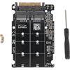 Jrifedptry 2 in 1 M.2 NVMe SATA U2PCB M.2 NVME SSD Chiave M Chiave B SSD a U.2 SFF-8639 Adattatore PCIe M2 Convertitore Desktop Computer Parts