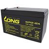 WSB Batteria al piombo WP12-12A 12V 12Ah 4,8mm Faston Lead-Acid, compatibile LC-RA1212PG, LC-RA1212PG1, Exide Powerfit S312/12S, NP12-12, FG21202, NP12-12-WT, MP12-12, 6-FM-12, 6-DZM-12