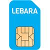 Lebara Carta SIM prepagata Lebara UK Pay As You Go - 5 GB di dati, 1000 minuti e messaggi, 100 minuti internazionali per £5
