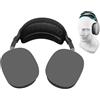 SOULWIT Archetto Anti-pressione per AirPods Max, Migliorata Protezione Copri-Fascia Ergonomica e Leggero - Nero (1.0 Gen)