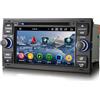erisin 8-Core [4+64GB] Android 13 Autoradio per Ford S/C-Max Focus Galaxy Kuga Connect Fiesta Transit Supporto Carplay Android Auto GPS Sat Nav DSP Bluetooth 5.0 WiFi Dab+ TPMS DVR OBD