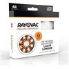 Rayovac Mercury Free Proline Advanced Size 13 Hearing Aid Batteries, Total of 48 Batteries