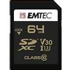 EMTEC Scheda di memoria SDXC da 64 GB, classe 10, 95 MB-s, Nero