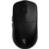 Ninjutso Sora V2 8K Mouse Gaming Wireless Leggero (39g) - Sensore AIMNINJA, 26000 DPI, Ricevitore SnappyFire 8K Incluso, Policarbonato, Nero