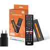 Tvszizx Android TV Stick 4K 2G+16GB H313 Quad-Core 64bit WiFi5 Dual 2.4G/5G WiFi HDR10+ HD Smart TV Stick Box (H6 2+16 APP)