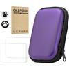 EMASDGEY Custodia protettiva da viaggio per R36S/R35S/RGB20S, custodia rigida protettiva da viaggio con pellicola protettiva per lo schermo, custodia per console di gioco