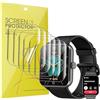 Blueshaweu Pellicola protettiva compatibile con Blackview R50 Smartwatch da 1,85 pollici, HD trasparente, pellicola protettiva flessibile in TPU [6 pezzi] compatibile con IOWODO R50 / Blackview R50