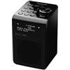 Panasonic RF-D20BTEG-K Radio Digitale, DAB, DAB+, FM, 87.5-108 MHz, Auto Tuning, 3W, Nero