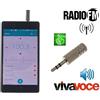 TechnoMedia Metal AntJackII antenna radio FM simula auricolare viva voce per Smartphone cellulari jack 3,5 mm metallo