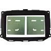 MasterLine Mascherina autoradio 2 DIN KIT con staffe metalliche. Vedi DESCRIZIONE per compatibilità veicoli.