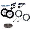 Superauto hi-fi Kit 4 Casse Alpine Compatibili con Fiat Panda dal 2003 al 2012 Con Adattatori Supporti Tweeter Alpine Predisposizione Anteriore
