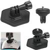 Honbobo Camera Casco Supporto Mount per GoPro Hero 13 12/DJI Osmo Action 5 Pro/Insta360 Ace Pro 2/Insta360 Ace Pro, Staffa Supporto Adesivo Flessibile per GoPro/Insta360/DJI Action Camera