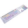 WYGCH MMDW - Cover protettiva ultra sottile in silicone per tastiera Apple Mac, tastiera con cavo MB110LL/B (A1243), tastiera numerica (per Avid Pro Tools)