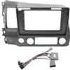 CLVCCZTZGW Pannello Stereo Auto Kit Di Rivestimento Per Cruscotto Audio Da 10,1 Pollici Con Cornice Per Lettore DVD Schermo 2 DIN Per Civic 2006-2011 Telaio Radio(LHD Frame-cord)