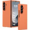 GIOPUEY Cover Compatibile con Samsung Galaxy Z Fold 7, Materiale PC Rigido Custodia, Comodo e Liscio al Tatto Case，Antiurto, Anti-Impronta - Orange