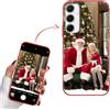 Yoedge Natale Cover Personalizzata per Samsung Galaxy A55 5G 6,5 Personalizzato con Foto Immagine Testi Disegni Natalizie Custodia Personalizzabile Album Personalizzabili Case per Samsung A55 5G