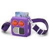 Generic Custodia protettiva in silicone per Yoto Mini 2024 Player Kids Audio Skin Cover con tracolla, facile da trasportare, vestibilità durevole (viola)