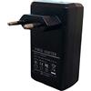 Technobebe.shop Iniettore Poe 48v 0,5a alimentatore 2 ingressi rj45 di Cui 1 dedicato al Poe Input 100V~240V DC