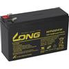 Akkuman.de Akkutechnik vom Fachmann Batteria al piombo adatta per MP1224H AGM 12V 6Ah alta corrente