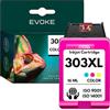 EVOKE 303 XL Inchiostro compatibile con HP 6220 6230 6234 7920e 7830 7130 7200 7900 Tricolore 664 Pagine 16 ml