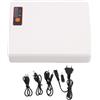 Fafeicy Alimentatore di Backup a Batteria Mini UPS 16000 MAh per Telecamera Modem Router con Protezione Cortocircuito Uscita CC Multitensione POE USB Tipo C (Spina europea)