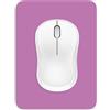 Dapesuom Tappetino per mouse piccolo, 15,2 x 20,3 cm di spessore, in gomma di alta qualità, antiscivolo, portatile e lavabile, per donne e uomini, senza fili, per laptop, tastiera, gaming, lavoro,