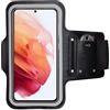 CoverKingz Porta cellulare da corsa per Samsung Galaxy A33 5G - Porta telefono corsa con tasca portach Galaxy A33 5G - Portacellulare per correre Fascia braccio smartphone Nera