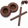 Voarmaks Cuscinetti auricolari color arcobaleno compatibili con Sennheiser HD25 HD250BT HD25-ll HD25S Il HMD25 cuffie in schiuma, Gommini Ricambio Cuffie (set marrone)