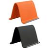 Generico Supporto telefono portatile pieghevole in silicone | 2PC Porta cellulare per aereo | Support cellulare portatile pieghevole e flessibile | Supporto monitor antiscivolo Accessoris scrivania