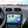 Surakey 2+32G Autoradio per VW Polo 2009-2013 con Carplay Android Auto, 9 pollici Touchscreen Lettore Ricevitore Multimediale Digitale con Bluetooth WiFi FM RDS SWC telecamera di retromarcia