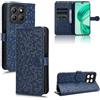 RonRun per Honor X8b Cover a libro Flip Wallet Custodia in Pelle con Slot per Schede Custodia in Pelle Magnetica Cover per Honor X8b - blu