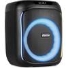 Fenton Track160 - Altoparlante Bluetooth portatile 100 W con batteria ricaricabile, luci LED, USB, microSD, doppio ingresso microfono, altoparlante portatile potente Karaoke Machine compatibile