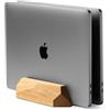 Oakywood - Supporto verticale per laptop - Supporto in legno per laptop - Supporto per 2 laptop - Compatibile con MacBook Pro, compatibile con MacBook Air, compatibile con iPad - Quercia